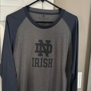 Notre Dame long sleeve tee shirt
